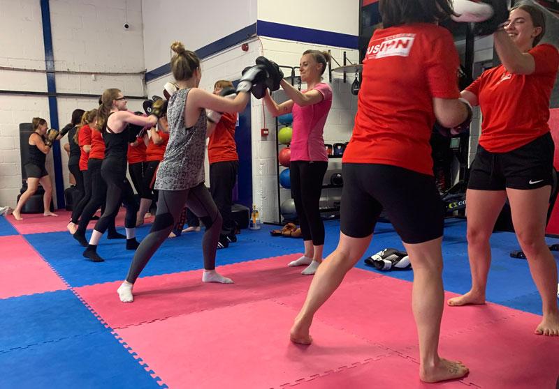 Female only, Canterbury kickboxing